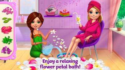 Spa Birthday Party - Nails, Hair, Dress Up & Cake Screenshot 4