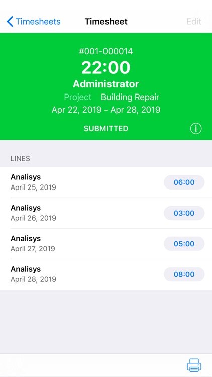Time Entry for Business