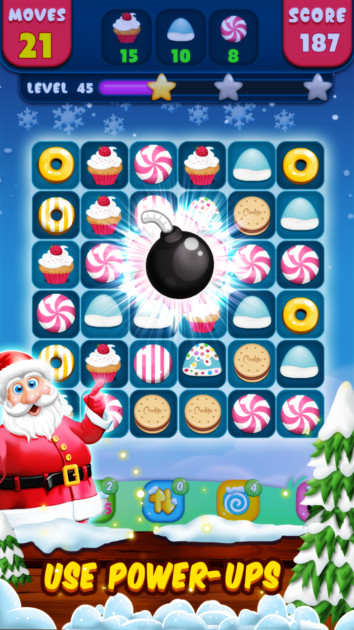 Candy World - Christmas Games