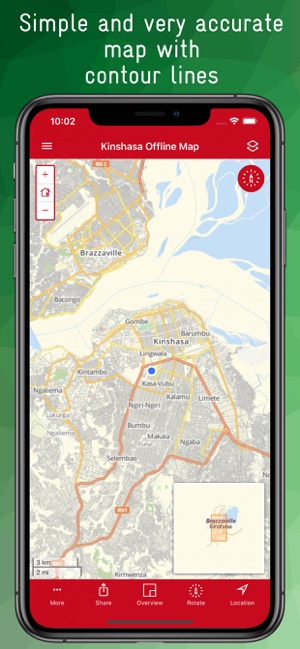 Kinshasa Offline Map(圖1)-速報App