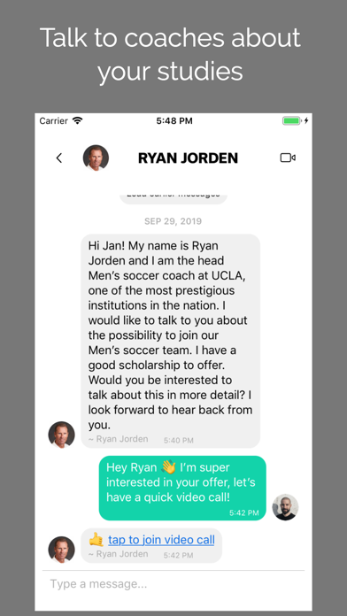 soccerships Messenger screenshot 2