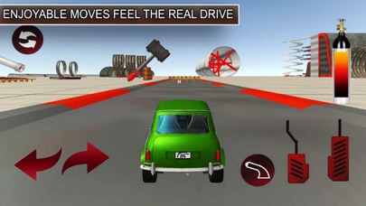 Crazy Car Obstacle Challenge screenshot 1