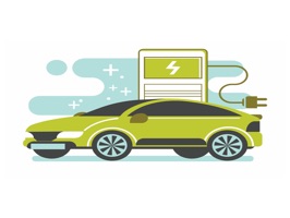 The ElectricVehiclesTL is a small sticker, which are show the 30 Electric Vehicles sticker in cartoon