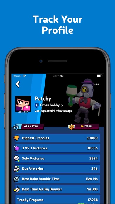 Brawl Stats For Brawl Stars For Ios Iosx Pro - most tilted brawler in brawl stars