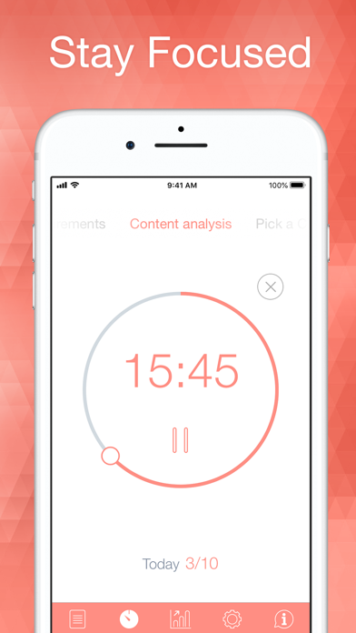 Pomodoro Time Pro: Focus timer for work and study Screenshot 1
