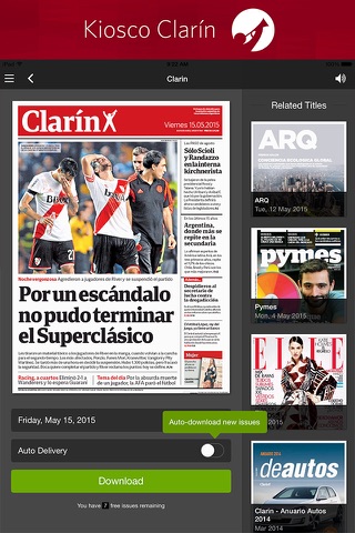 Kiosco Clarin screenshot 3