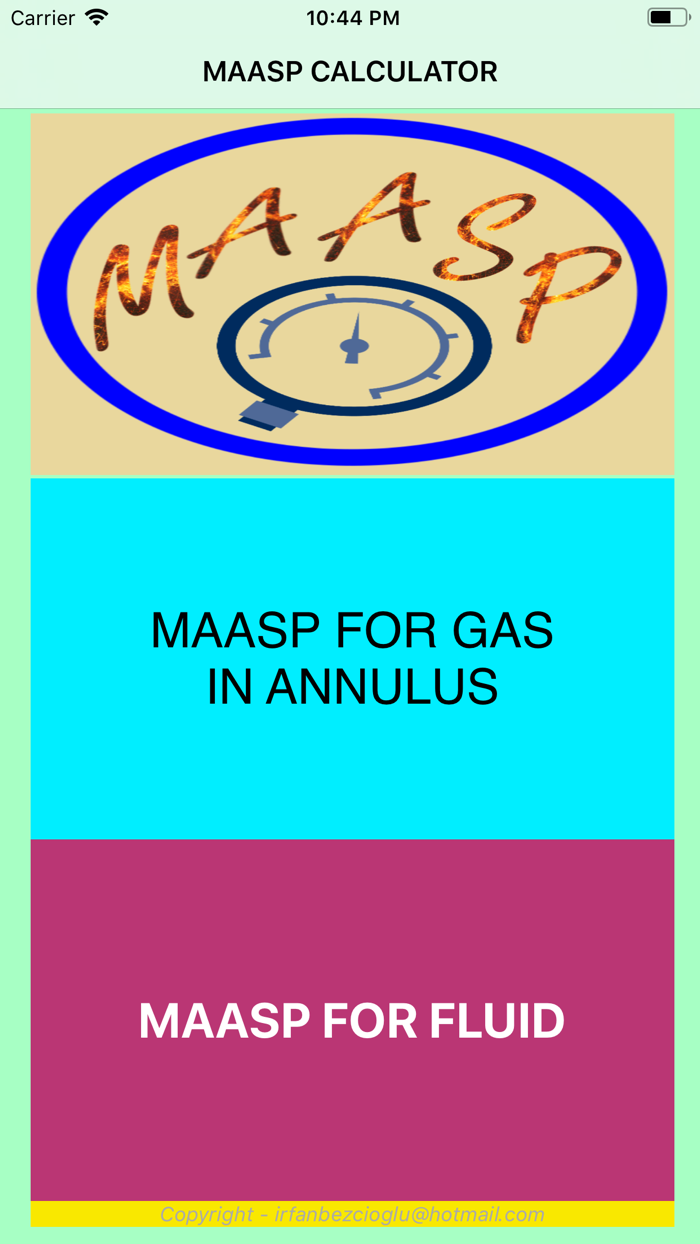 MAASP Calculator