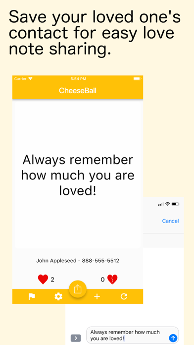 How to cancel & delete CheeseBall - Love Notes from iphone & ipad 1