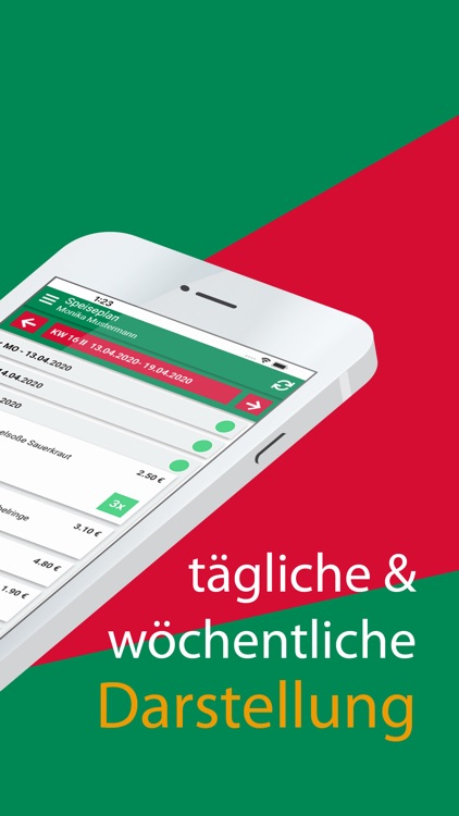 Kinderland Halle Menü