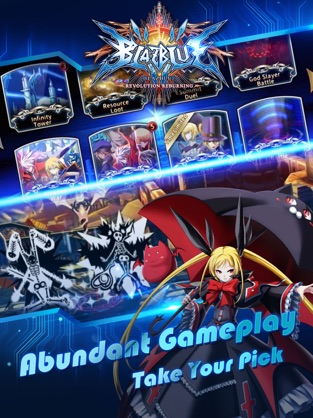 BlazBlue RR, game for IOS