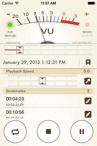 Voice Record Pro 7 - náhled