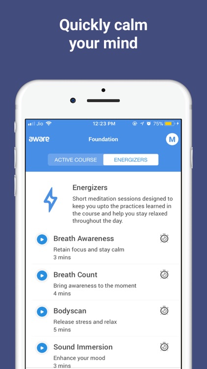 Meditation by Aware screenshot-5