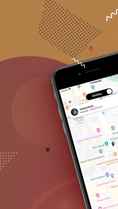Screenshot #1 pour Fetch Taxi Driver App