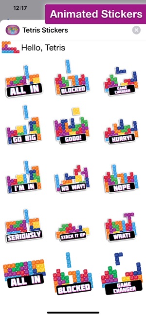 Tetris™ Stickers