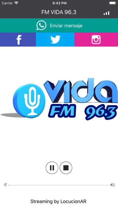 FM VIDA 96.3 screenshot 2