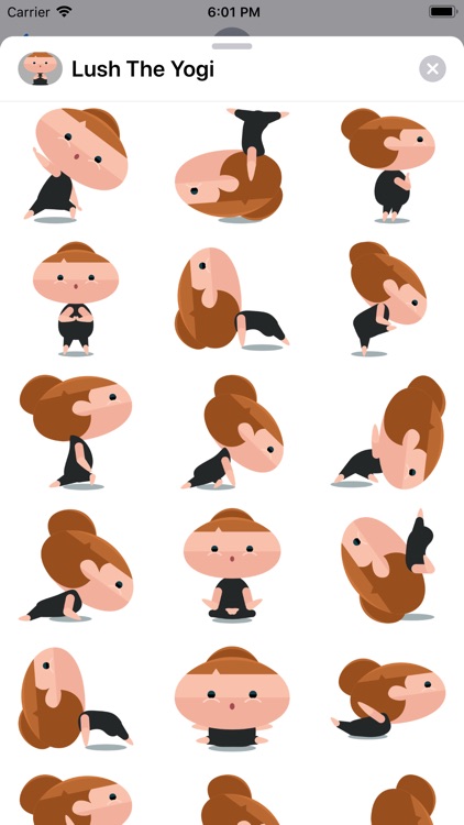 Lush The Yogi Stickers screenshot-4