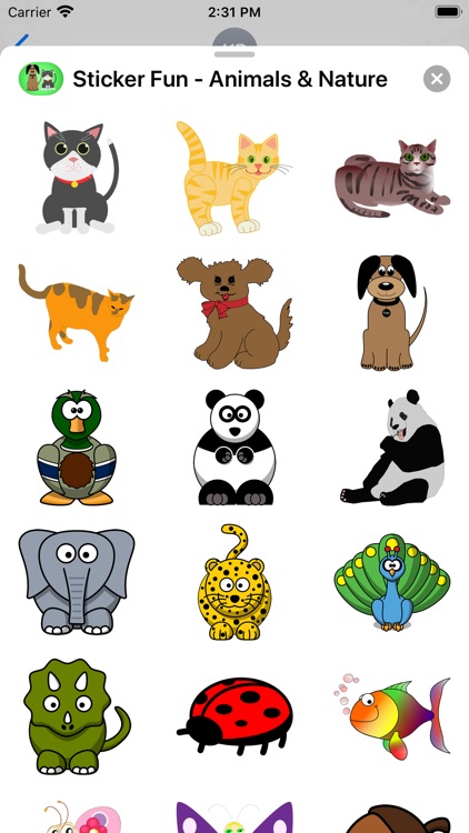 Sticker Fun - Animals & Nature