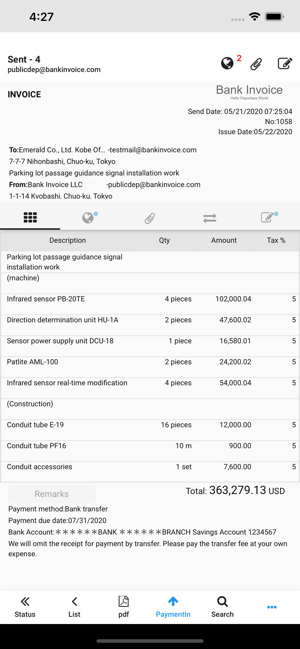 Digital Invoice - bankinvoice(圖4)-速報App