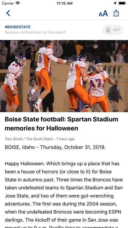 Boise State Bronco Roundup