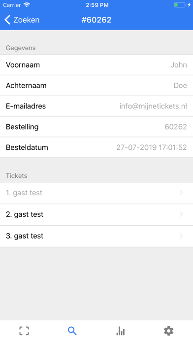 mijnetickets.nl scanner screenshot 3