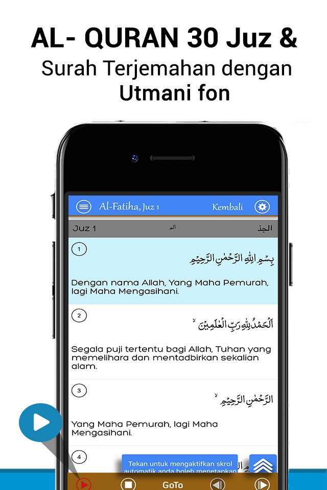 Quran malay with Prayer Times screenshot 2