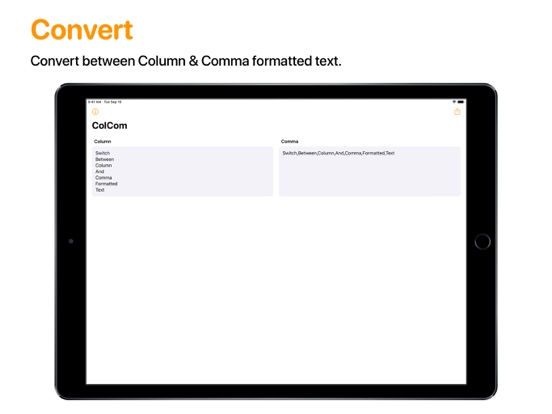 ColCom: Convert Column & Comma screenshot 4