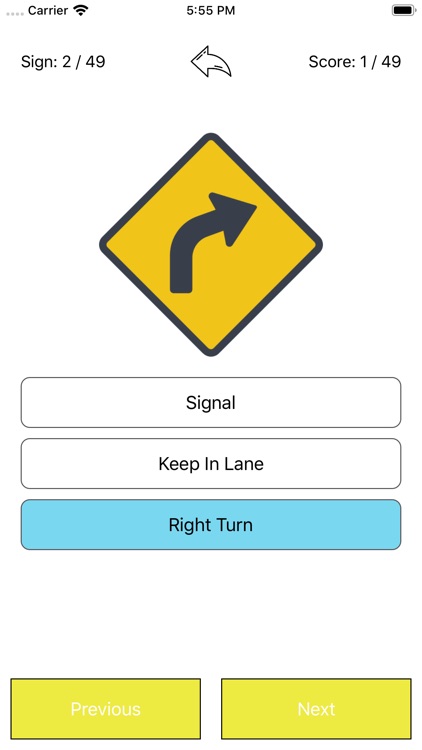 US road signs quiz