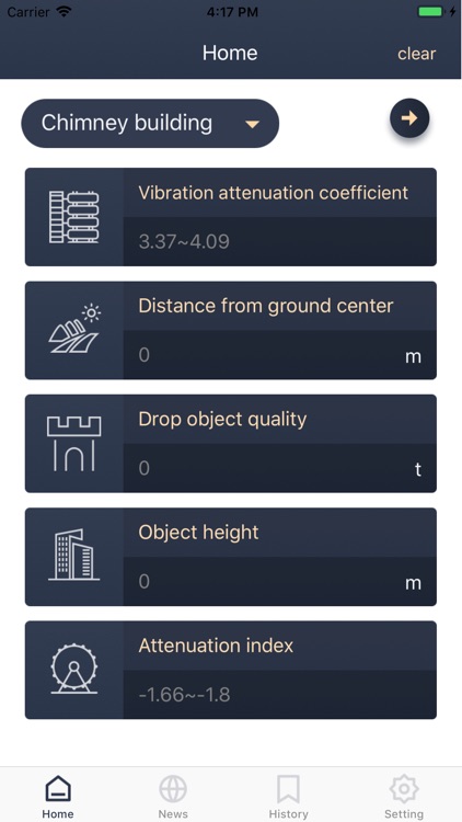 collap sing vibration velocity