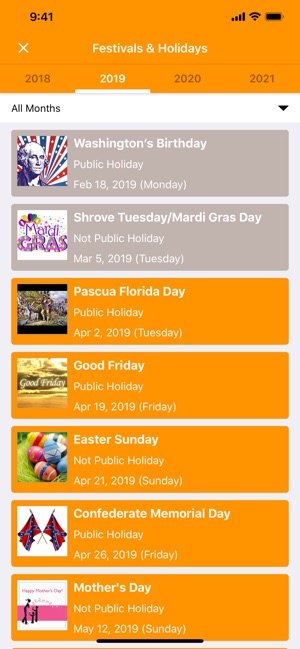 Calendar2U: US Florida(圖3)-速報App