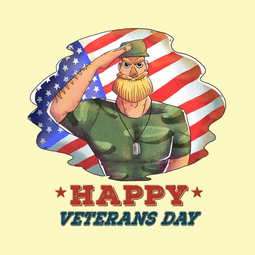 Thankful Veterans Day Stickers