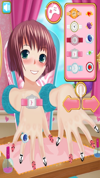 Anime Girl Nail Salon Game screenshot-3
