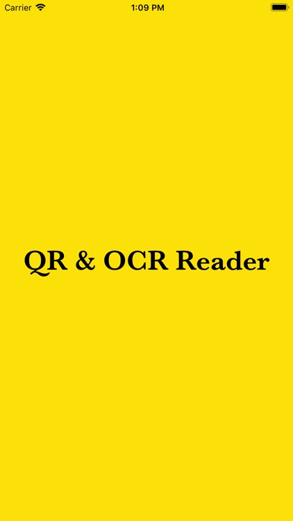 QR & OCR Code Reader