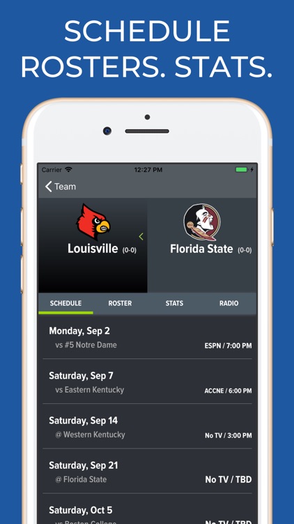 FSU Football Schedules screenshot-9