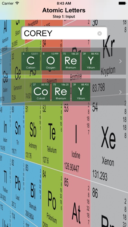 Atomic Letters