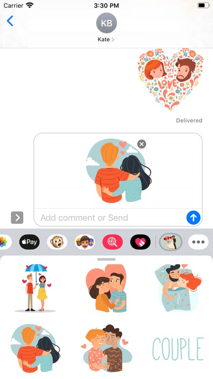 I Love You More Stickers