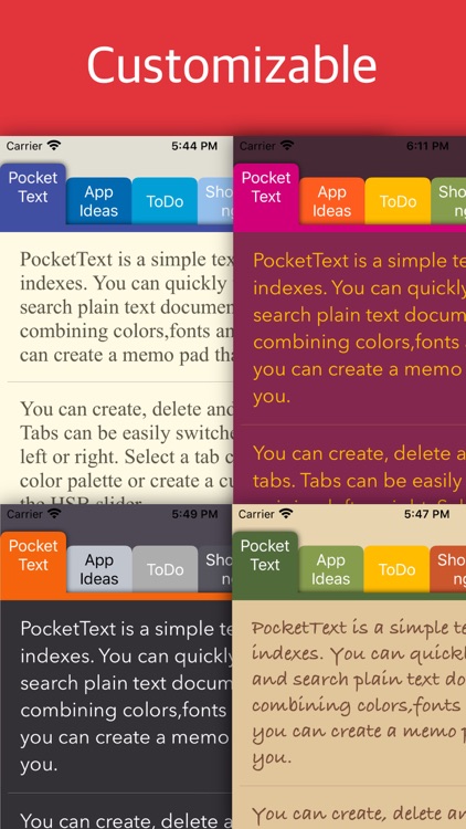 PocketText - Indexed Notes