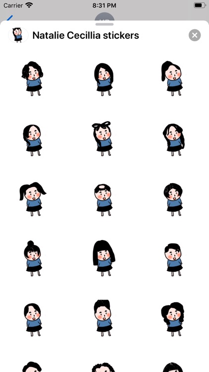 Natalie Cecillia stickers