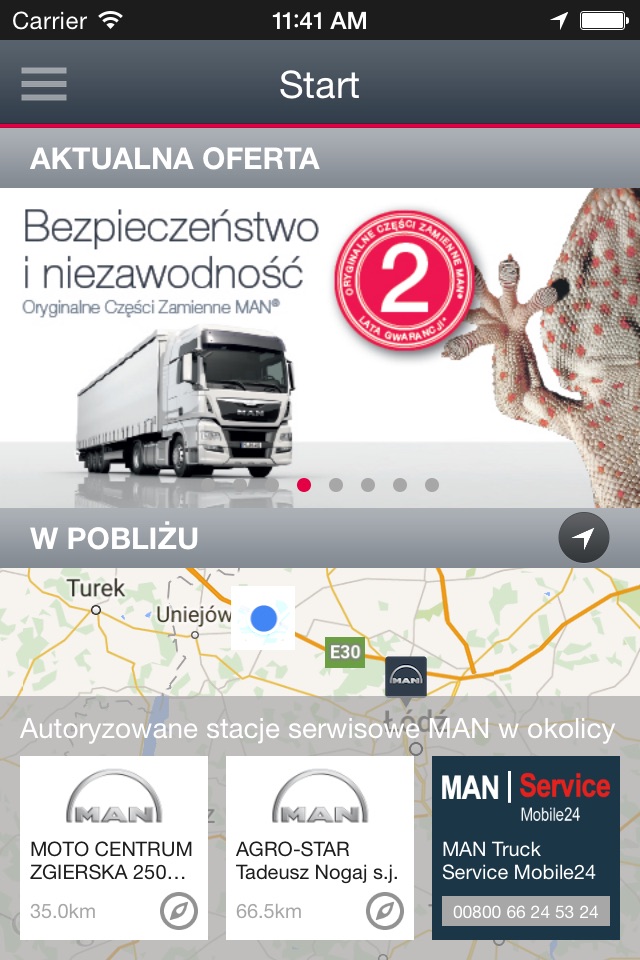 Serwis MAN Polska screenshot 2