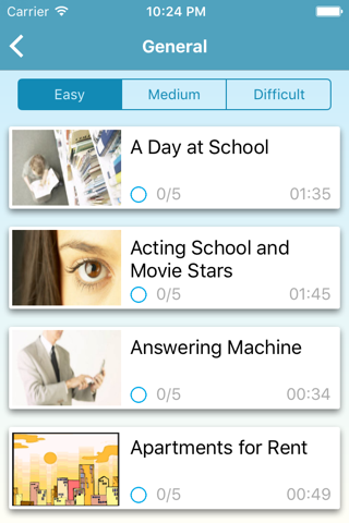 ESL English Listening Test - náhled