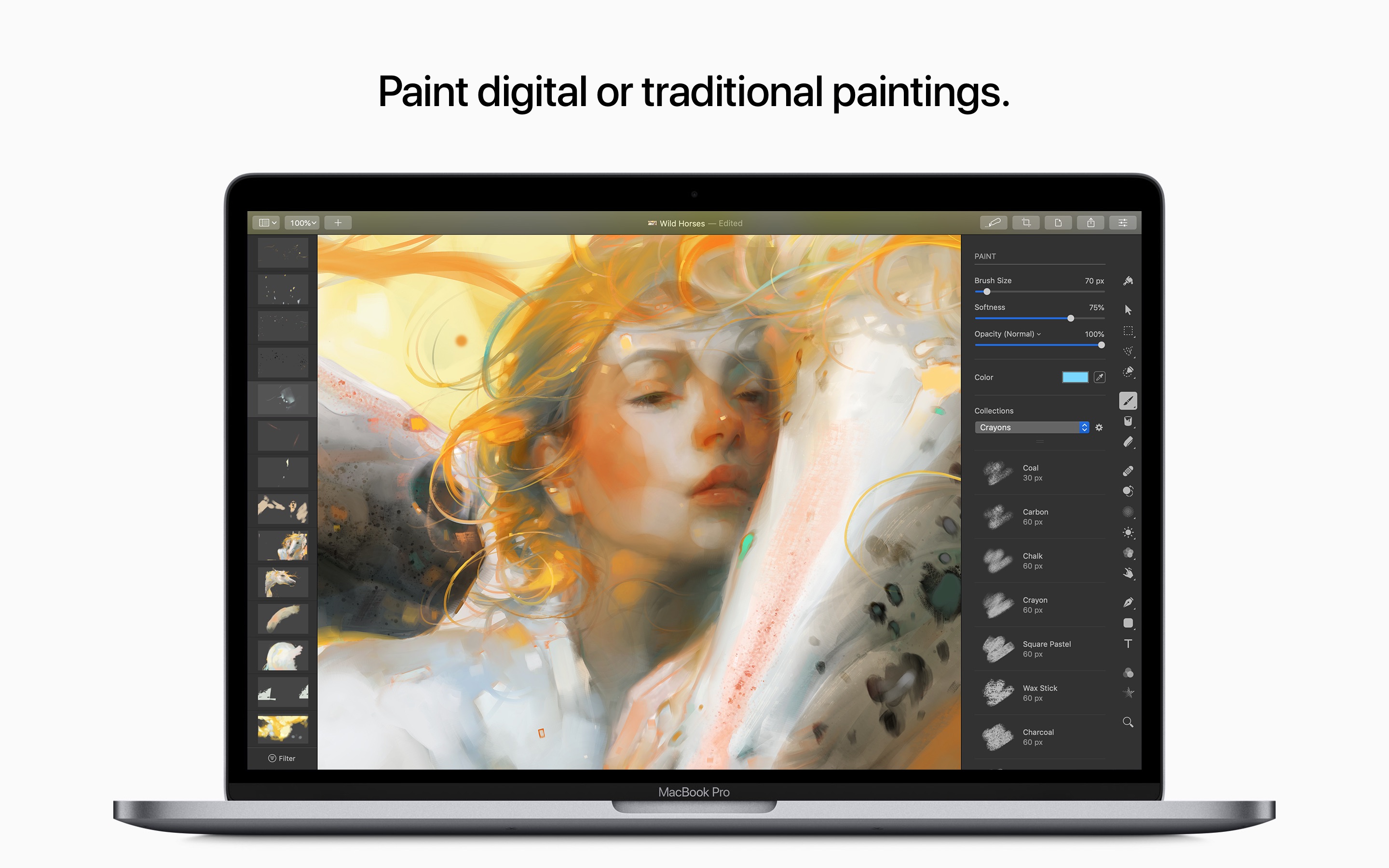 Screenshot do app Pixelmator Pro