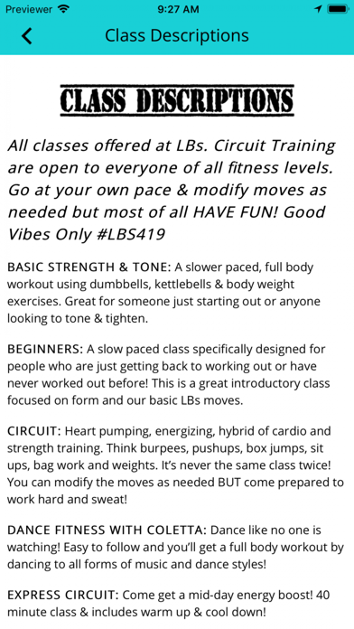 LBs Circuit Training screenshot 3