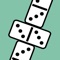 Dominoes is a fun deep tactical imperfect information game, where four players in teams of 2 take turns counterclockwise around the table playing 1 of their 7 domino tiles