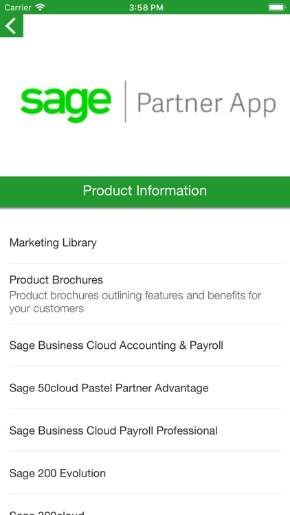 Sage Partner App