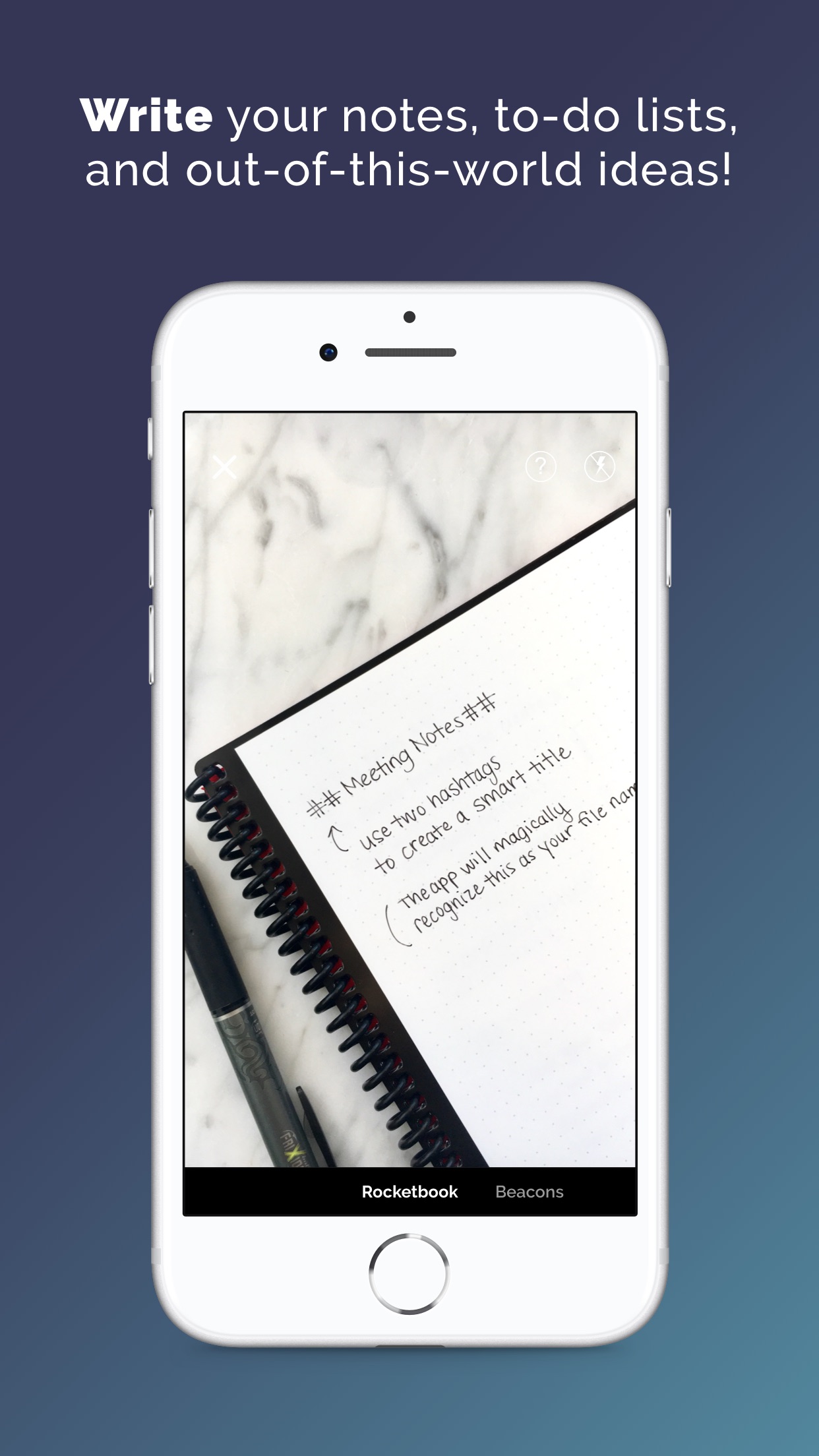 Screenshot do app Rocketbook App