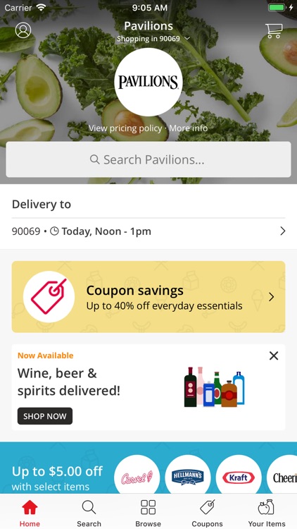 Pavilions Rush Delivery