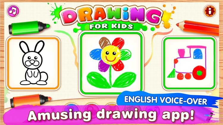 DRAWING FOR KIDS Games! Apps 2 screenshot-0