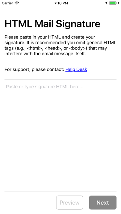 How to cancel & delete HTML Email Signature - Mail from iphone & ipad 1