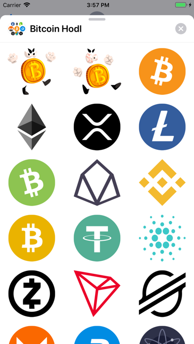 Bitcoin Crypto HODL Stickers