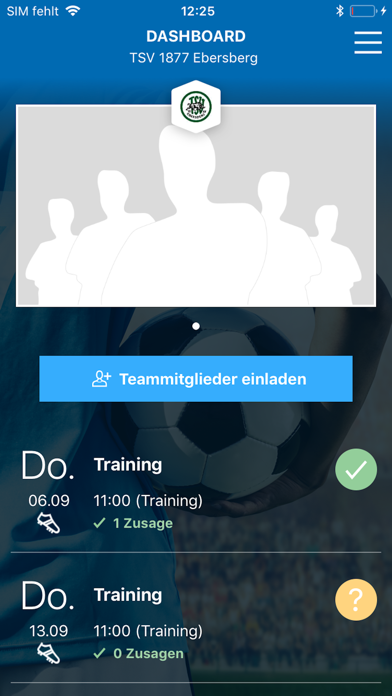 BFV-Team-App screenshot 2