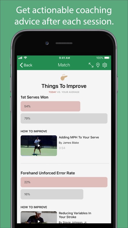 Swing® Tennis Tracker screenshot-3